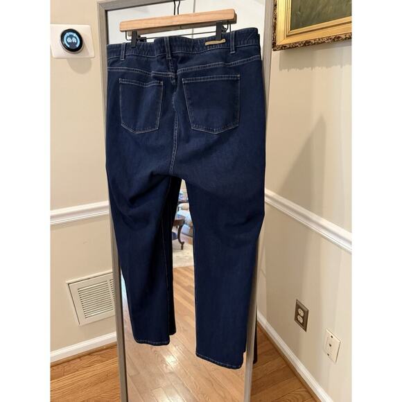 Soft Surroundings Supremely Soft Jeans High Rise Skinny Ankle Dark Wash XL - Picture 3 of 6